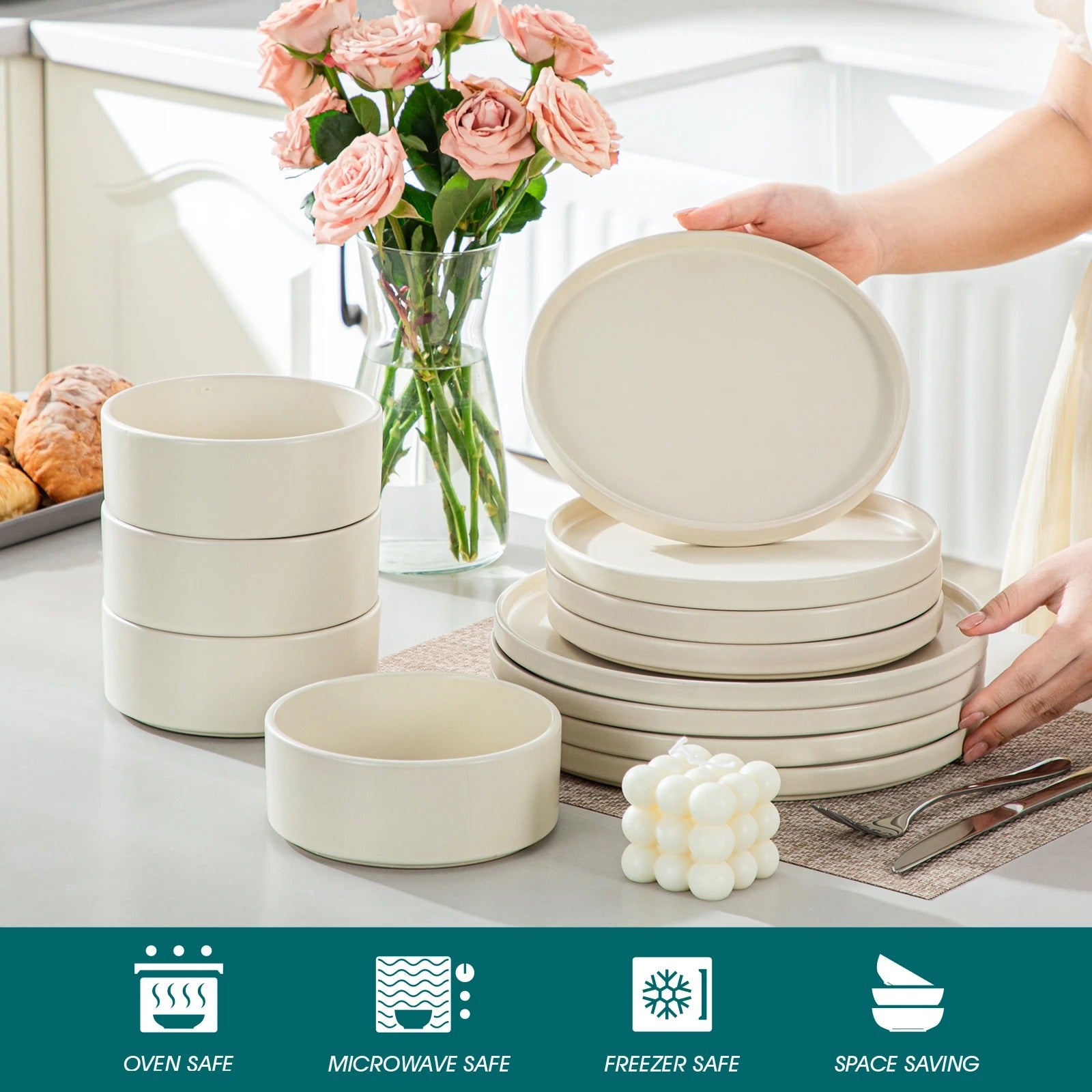 Stoneware Dinner Set